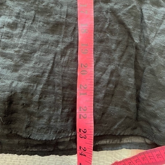 Paris Atelier & Other Stories Black Striped Blouse Button Up Sheer - Picture 15 of 16